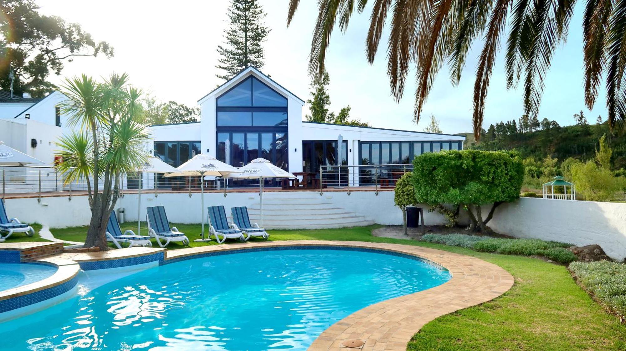 Houw Hoek Hotel Botrivier Bagian luar foto